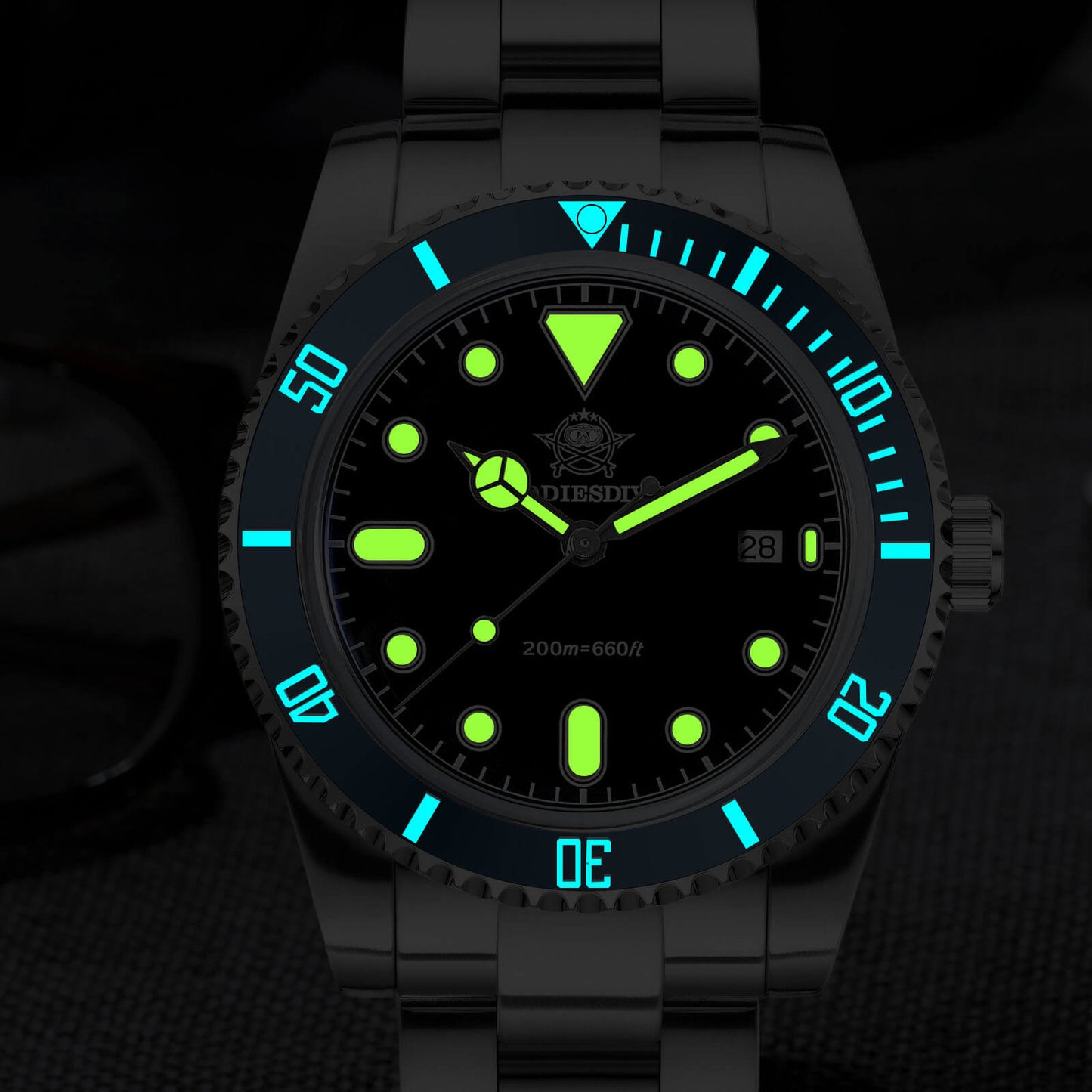 ADDIESDIVE AD2501 reloj de cuarzo 39 mm con bisel giratorio bidireccional - Addiesdiverelojes