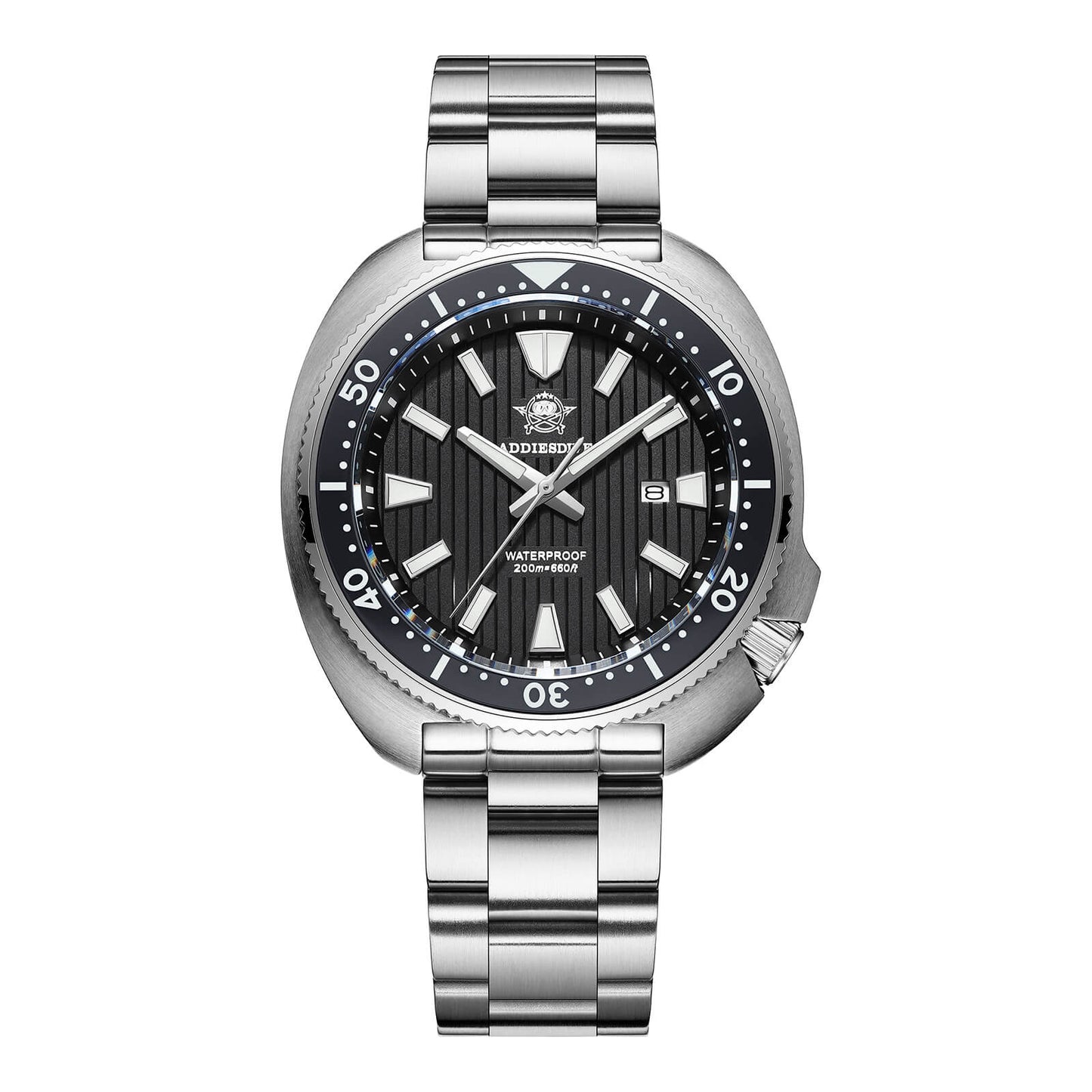 Reloj Hombre Addiesdive Turtle Quartz Diver AD2507 - Elegante Reloj de Buceo de Cuarzo - Addiesdiverelojes