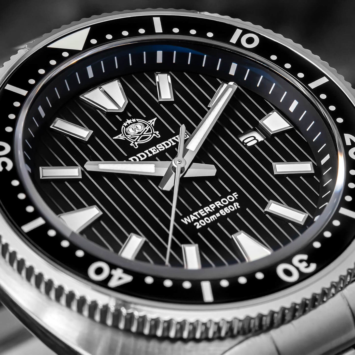 Reloj Hombre Addiesdive Turtle Quartz Diver AD2507 - Elegante Reloj de Buceo de Cuarzo - Addiesdiverelojes
