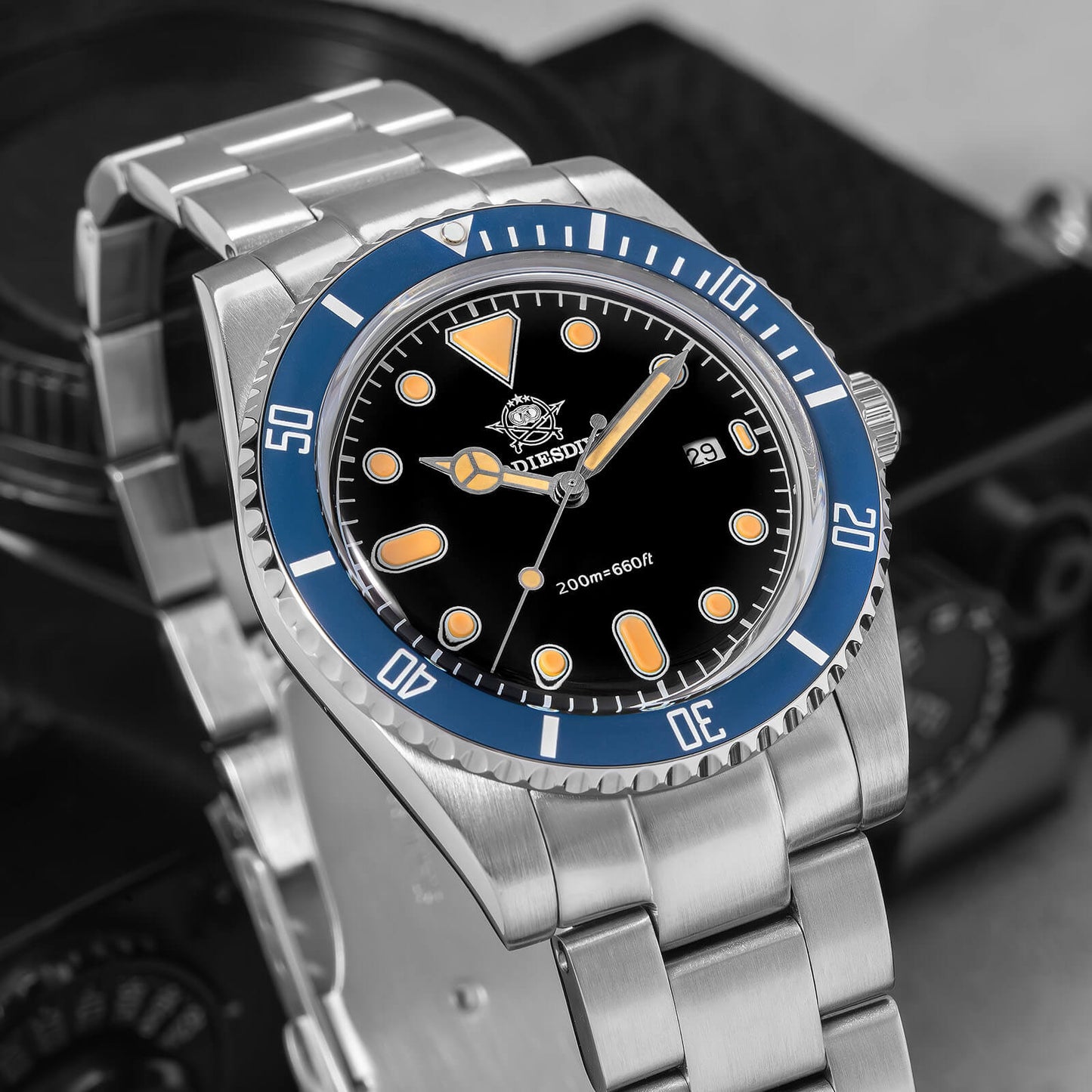 ADDIESDIVE AD2501 reloj de cuarzo 39 mm con bisel giratorio bidireccional - Addiesdiverelojes