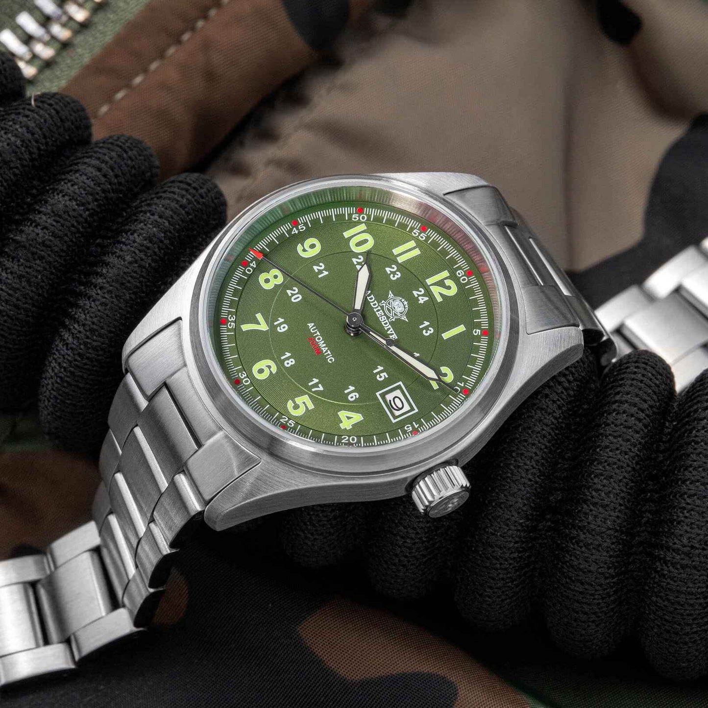 ★Oferta Semanal★ADDIESDIVE® Reloj automático elegante Diver 200M para hombre (AD2048)