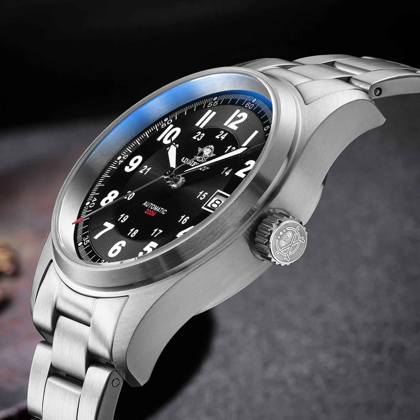 ★Oferta Semanal★ADDIESDIVE® Reloj automático elegante Diver 200M para hombre (AD2048)