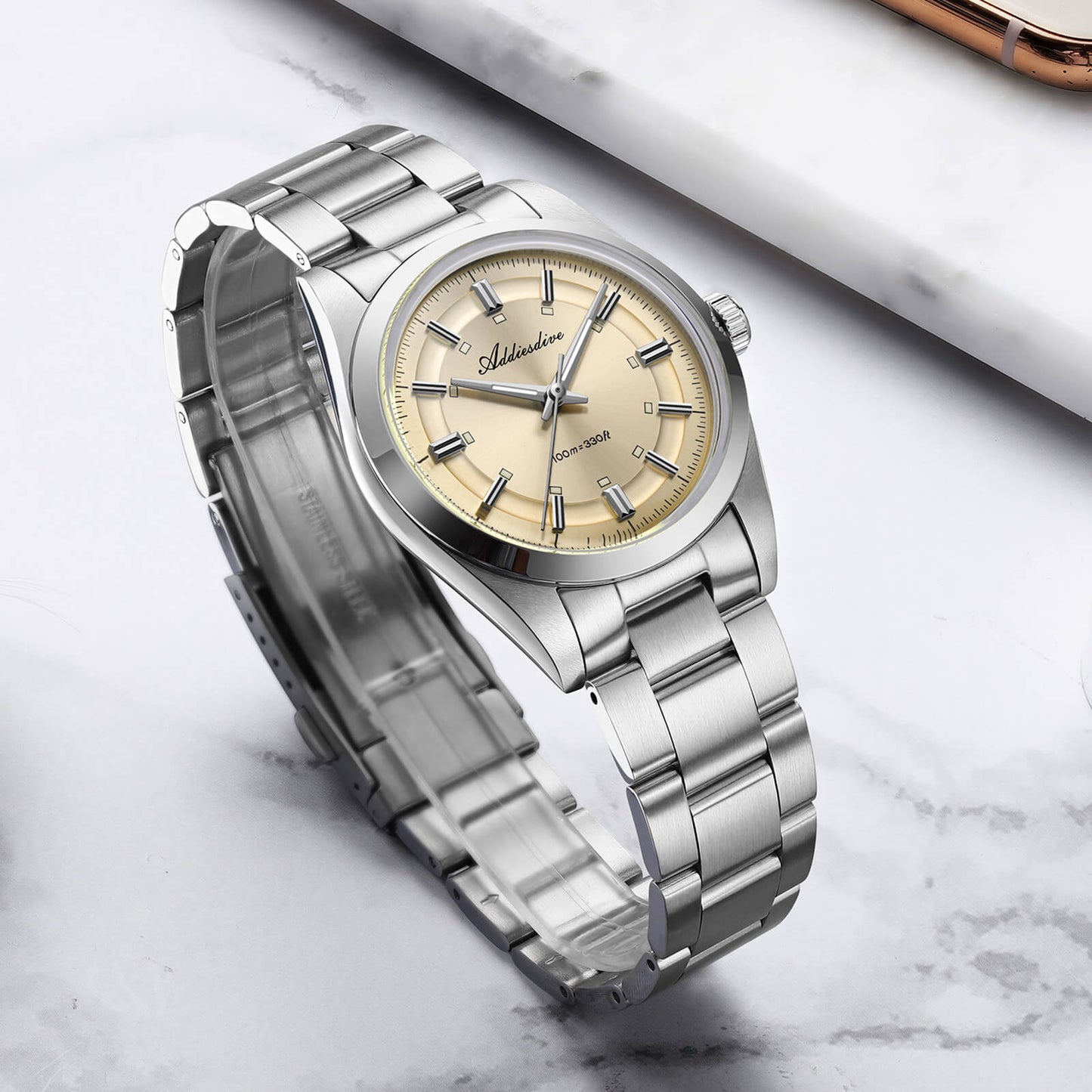 ADDIESDIVE Reloj de Hombre Elegante 36 mm AD2515 – Estilo Clásico y Refinado