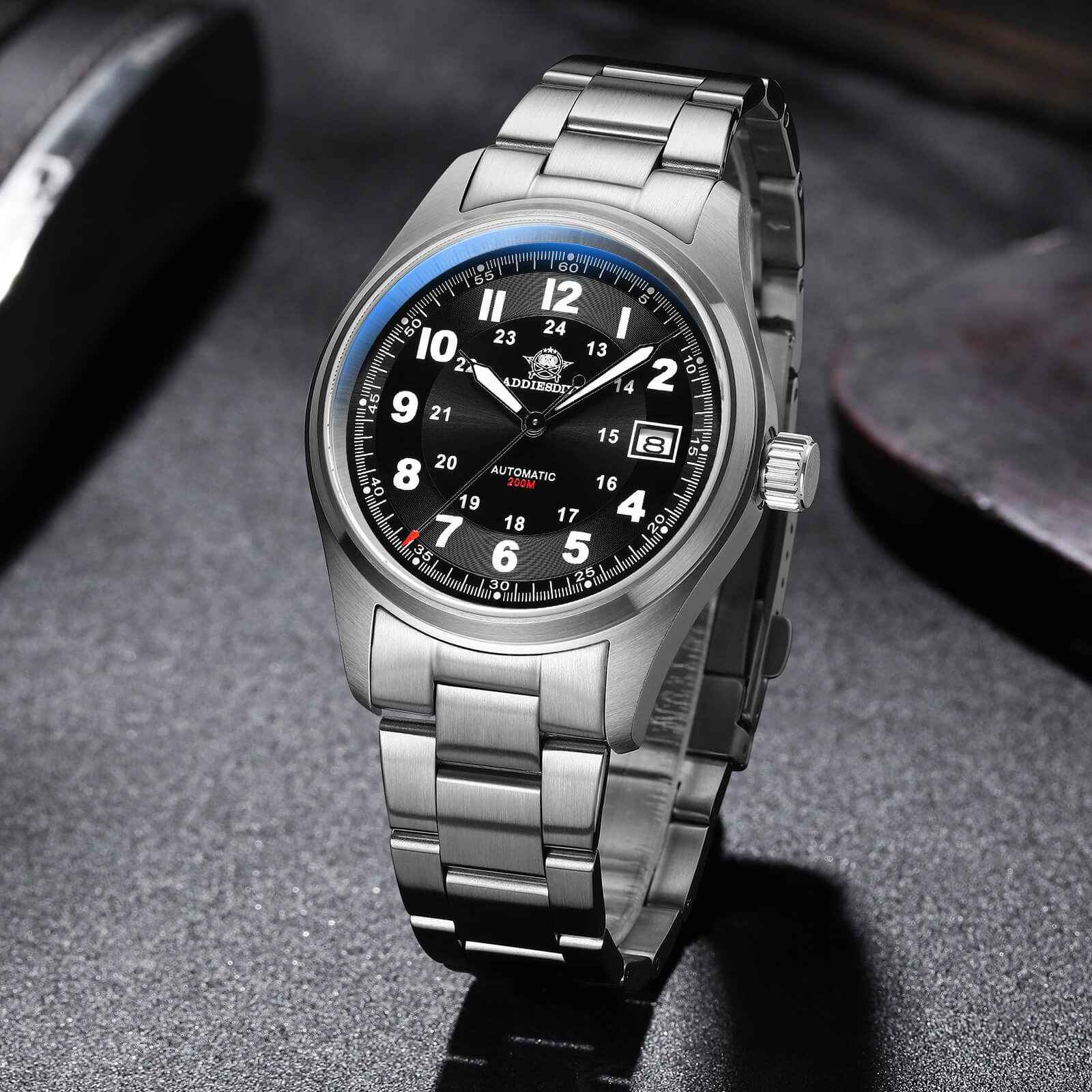 ★Oferta Semanal★ADDIESDIVE® Reloj automático elegante Diver 200M para hombre (AD2048)