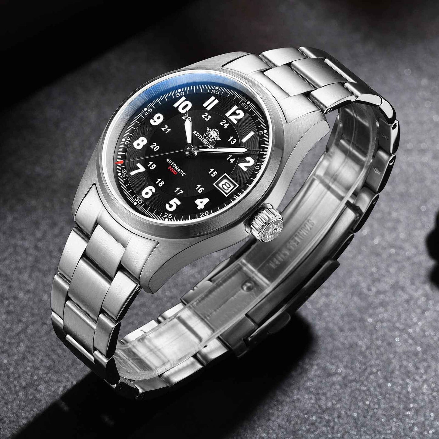★Oferta Semanal★ADDIESDIVE® Reloj automático elegante Diver 200M para hombre (AD2048)