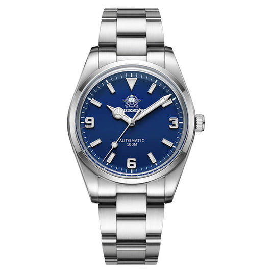 ADDIESDIVE Reloj Explorar Cúpula Cristal 38mm 100M (AD2112)-pilot watch-Azul-