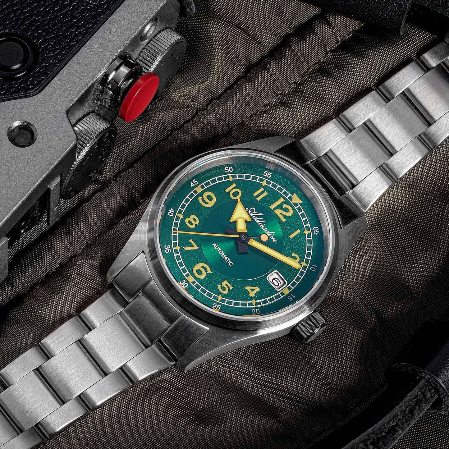 ADDIESDIVE Reloj Mecánico Retro Explore 39mm AD2055