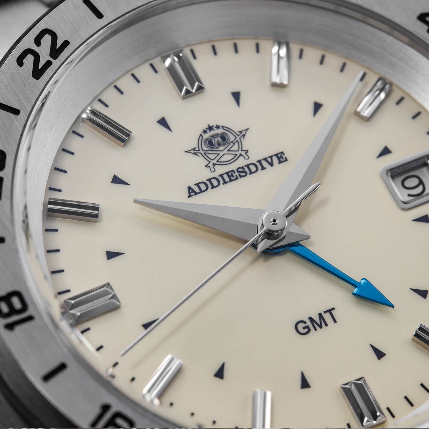 ADDIESDIVE Reloj de cuarzo GMT de 38mm AD2063-