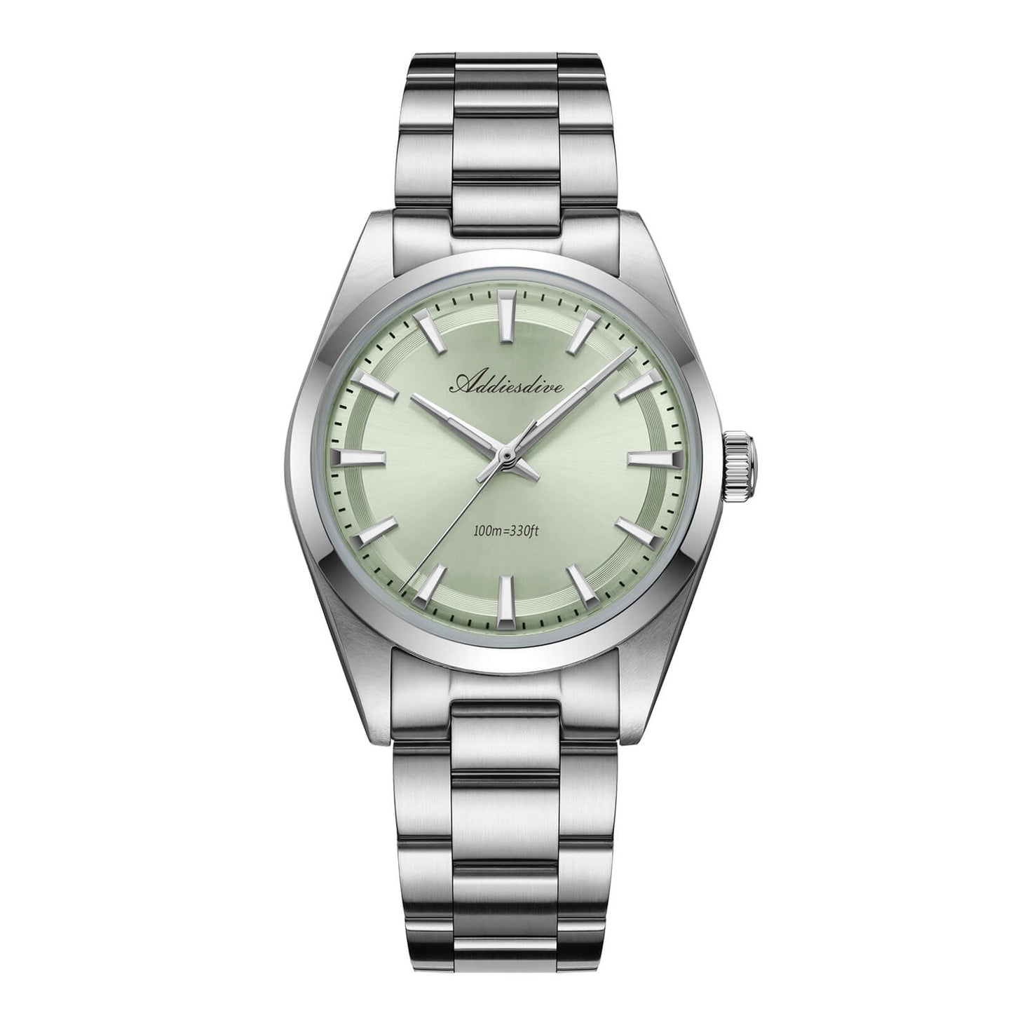 ADDIESDIVE Reloj de cuarzo VH31 de 36 mm AD2066-Verde menta-