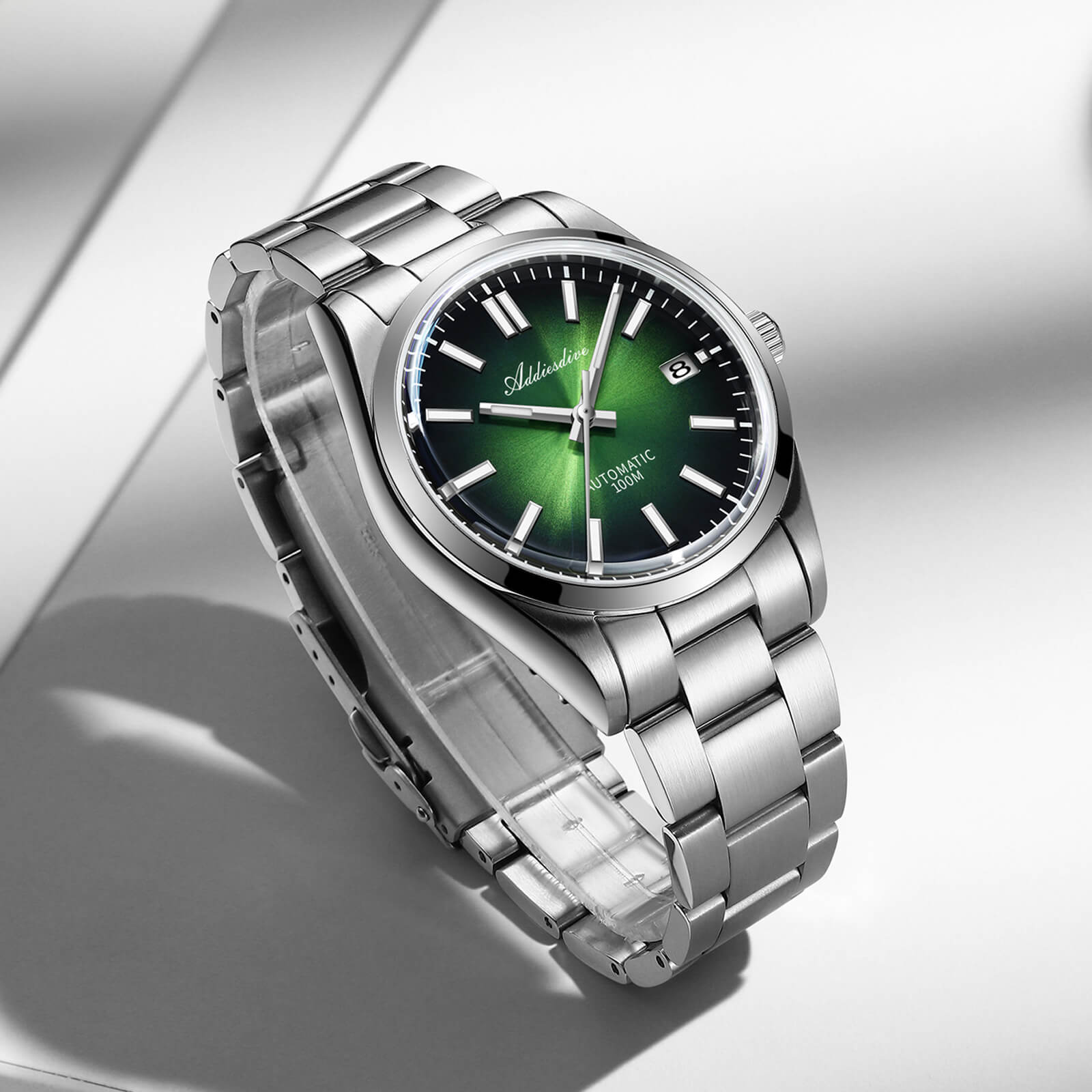 ADDIESDIVE Reloj de diseño original para hombre AD2071-Gris degradado-