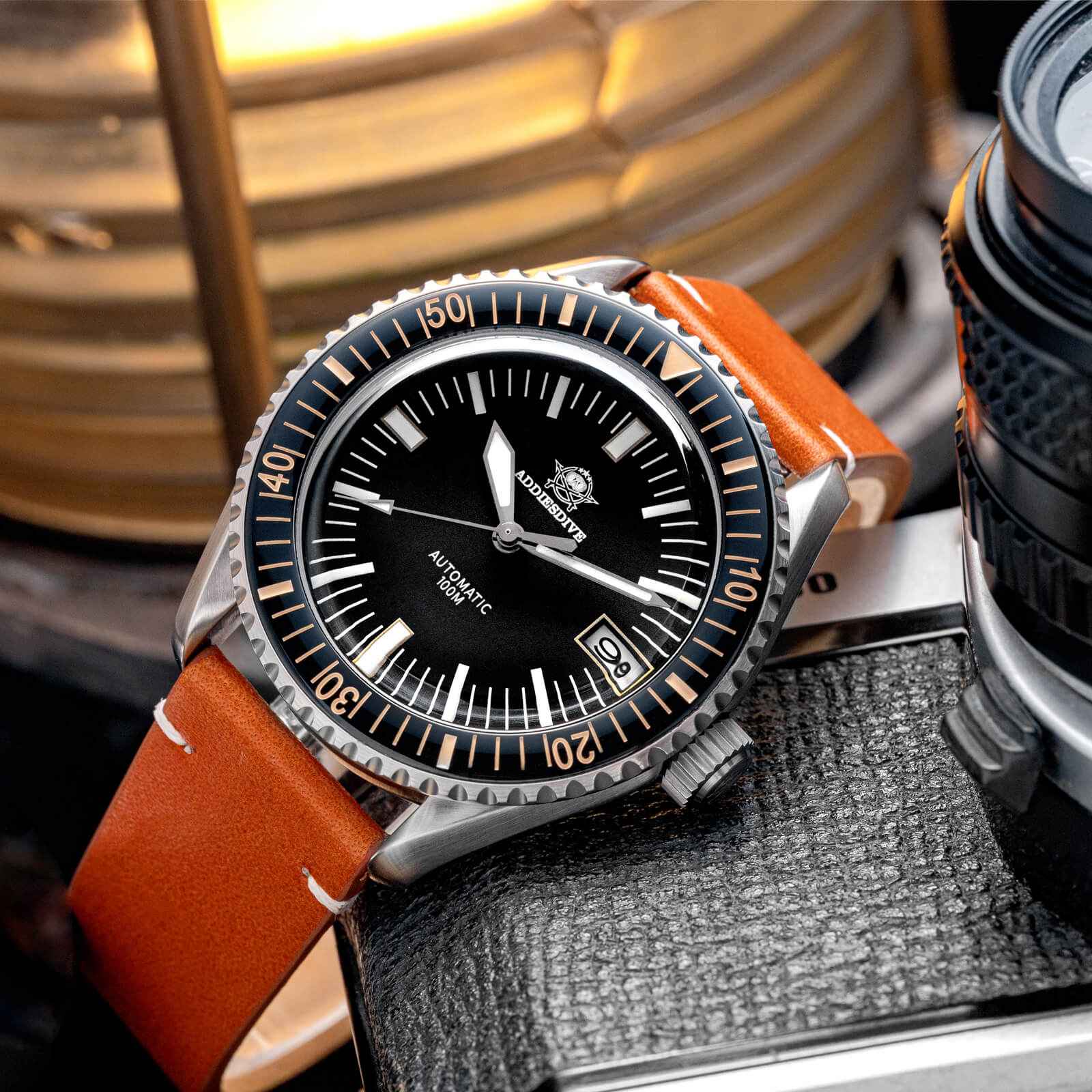 ★Especial Graduación★ADDIESDIVE Reloj de buceo automático Milsub AD2058