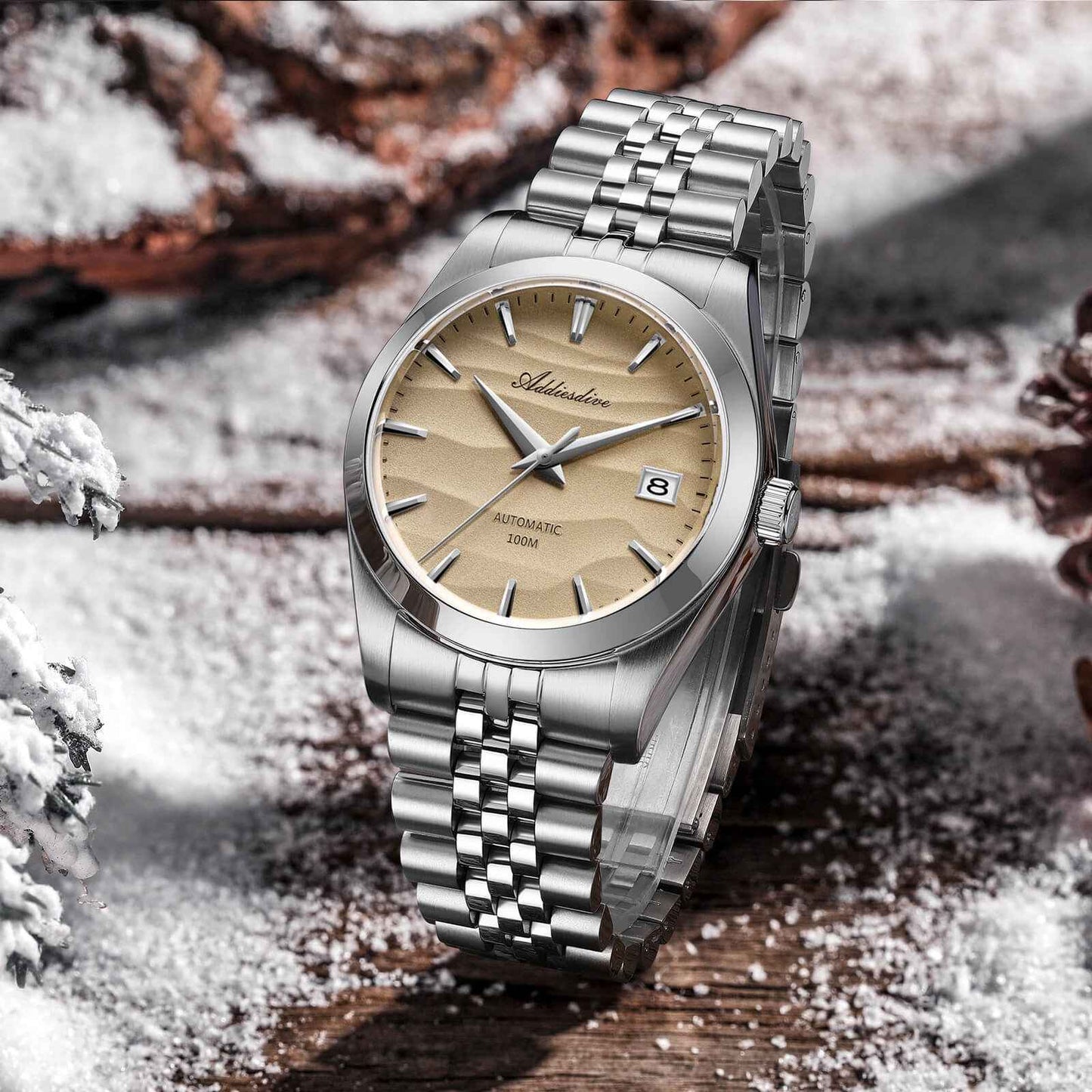 ★Especial Graduación★Addiesdive 39mm Esfera Arena NH35 Reloj Mecánico AD2059
