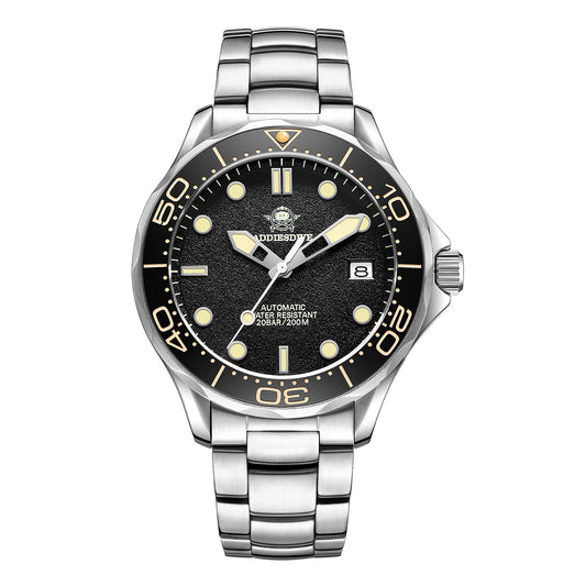 ★Oferta Semanal★ADDIESDIVE Reloj de buceo automático para hombre AD2106-Swiss C3 verde super luminoso-