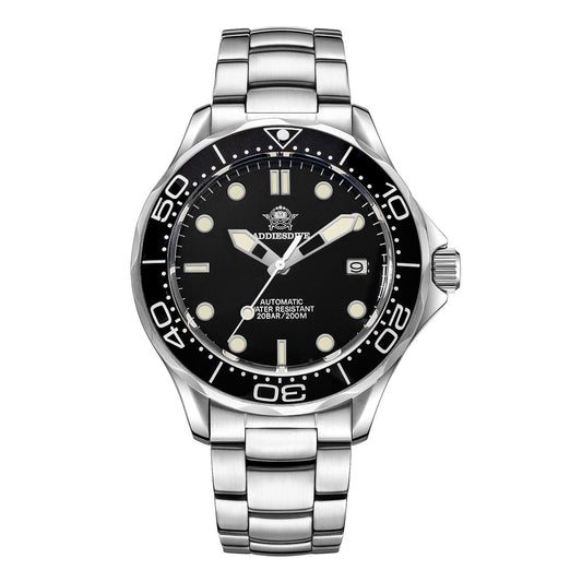 ★Oferta Semanal★ADDIESDIVE Reloj de buceo automático para hombre AD2106-Swiss C3 verde super luminoso-