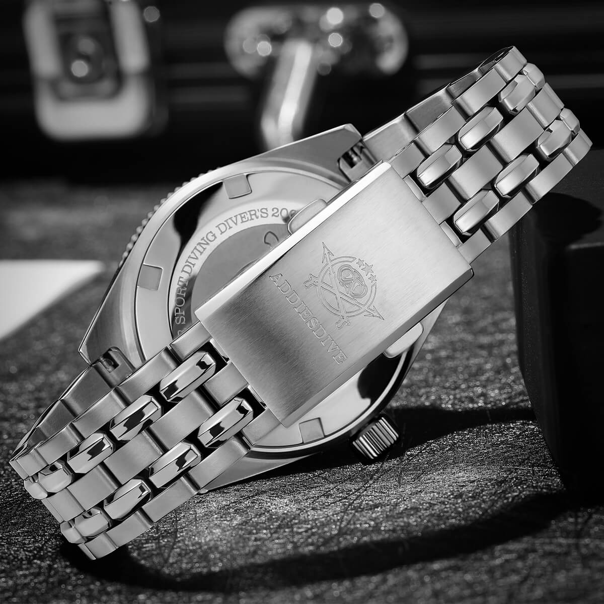 ★Oferta Semanal★ADDIESDIVE Reloj de cuarzo de 41mm Movimiento VH31 (AD2033)-