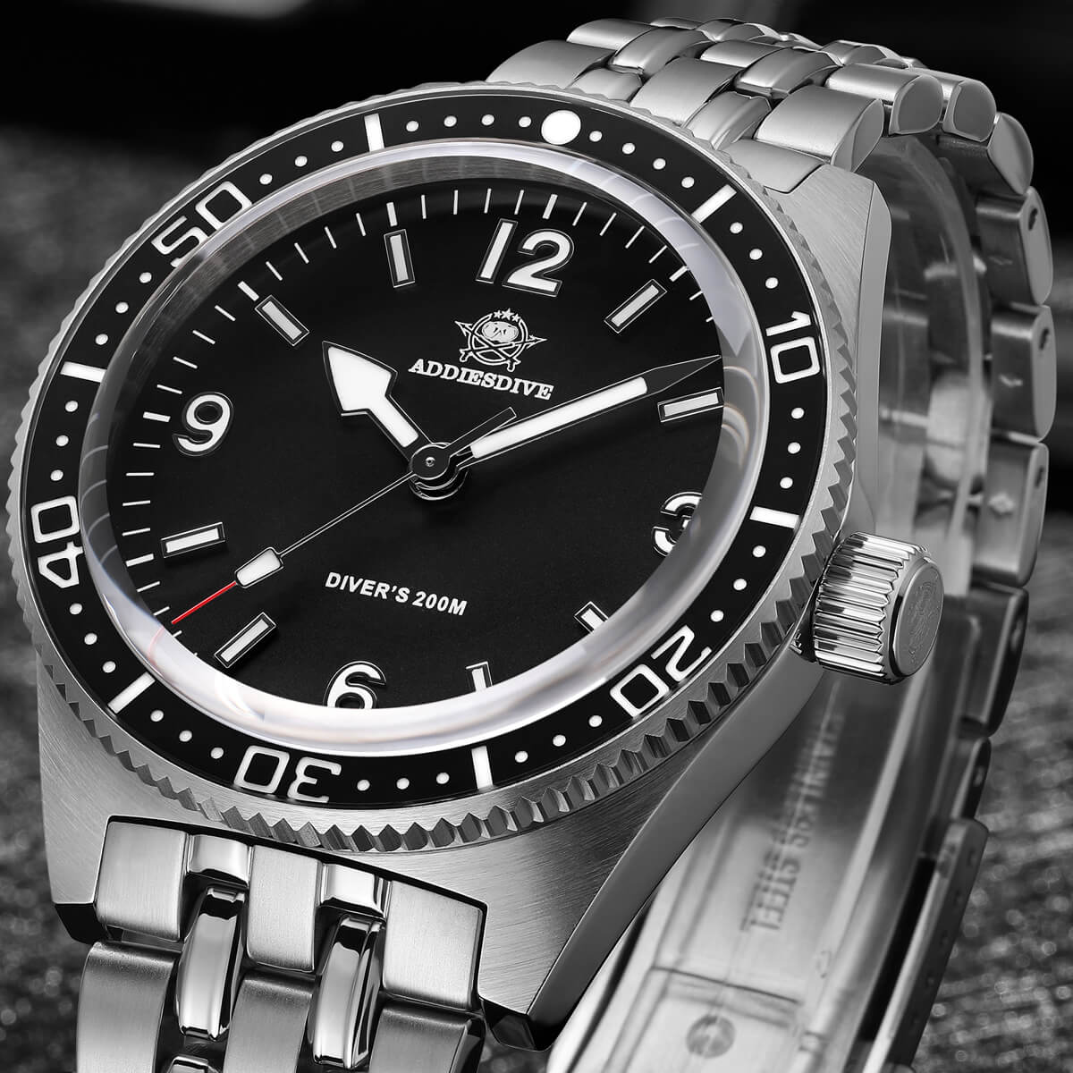★Oferta Semanal★ADDIESDIVE Reloj de cuarzo de 41mm Movimiento VH31 (AD2033)-