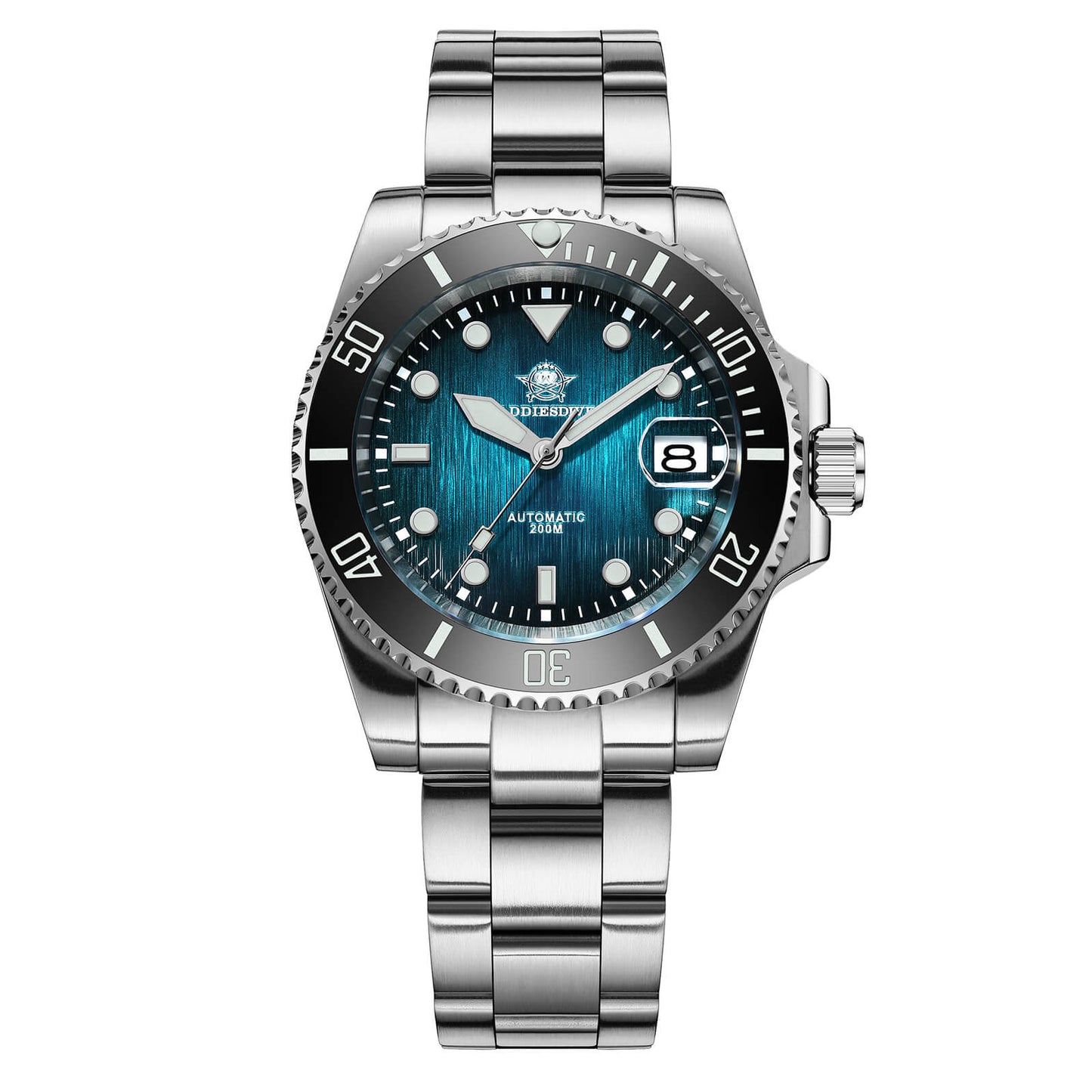 ★Especial Graduación★ADDIESDIVE 41mm reloj de buceo automático, movimiento NH35A AD2078-Azul claro-