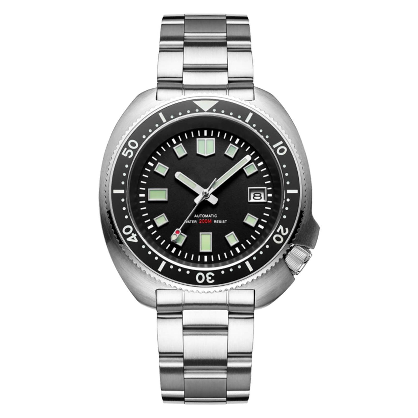 <Versión Estéril>ADDIESDIVE? Reloj de buceo automático Captain Willard 200M( MY-H8)-divers watch-Correa de acero-