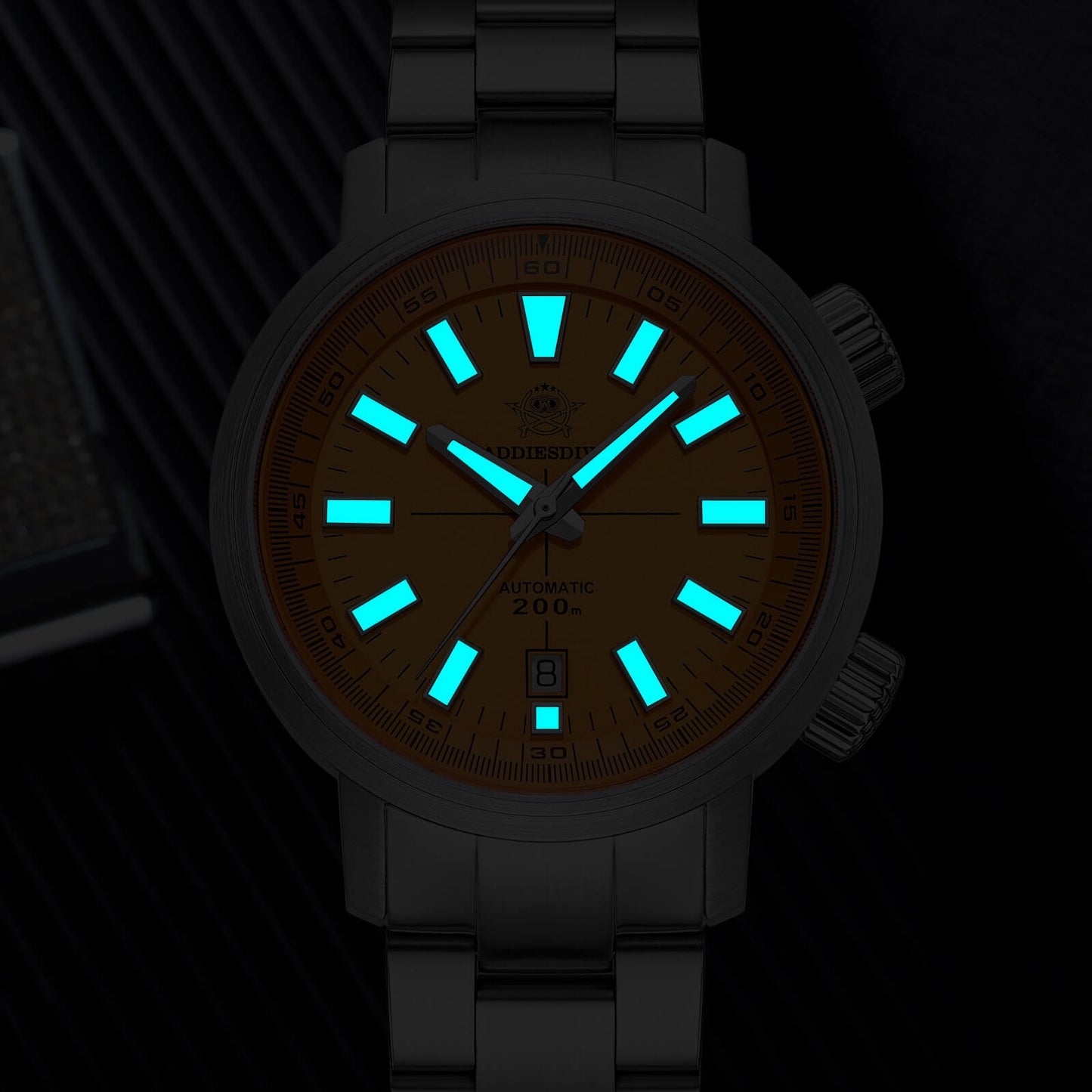 AD2093 – Reloj Automático Dual Crown Original de Addiesdive, Elegante y Preciso
