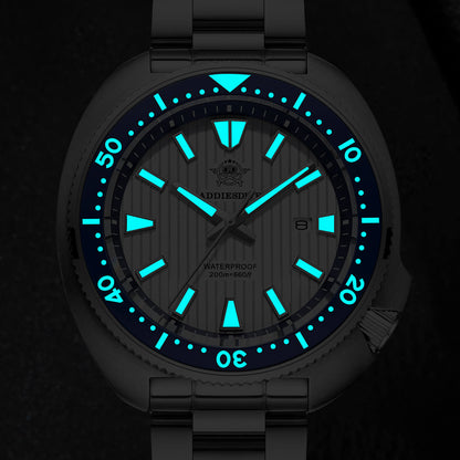 Reloj Hombre Addiesdive Turtle Quartz Diver AD2507 - Elegante Reloj de Buceo de Cuarzo - Addiesdiverelojes