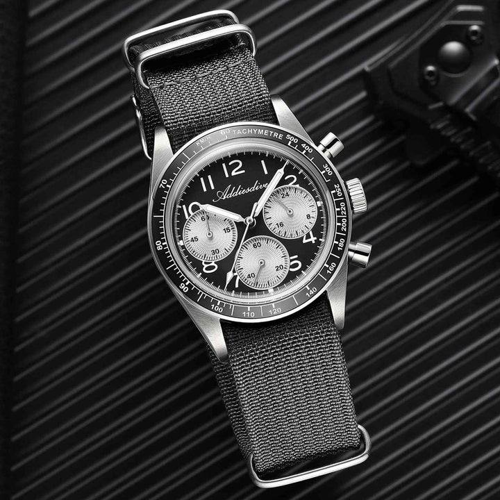 ★Nuevo Lanzamiento★ ADDIESDIVE AD2517 Reloj cronógrafo VK63 de 37 mm