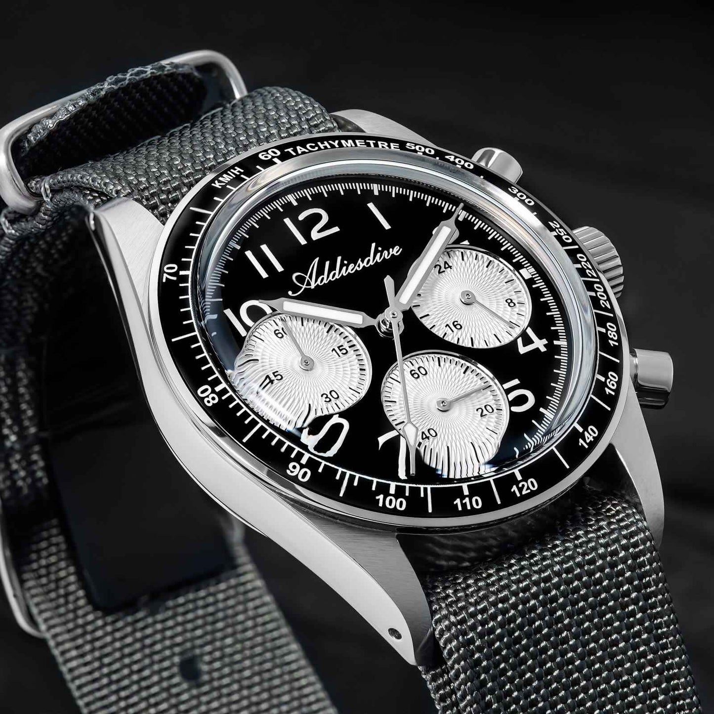 ★Nuevo Lanzamiento★ ADDIESDIVE AD2517 Reloj cronógrafo VK63 de 37 mm