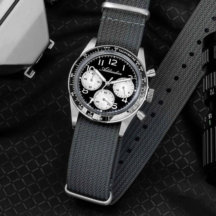 ADDIESDIVE AD2517 Reloj cronógrafo VK63 de 37 mm - Addiesdiverelojes