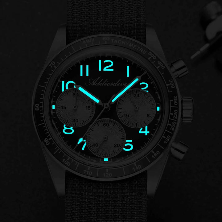 ADDIESDIVE AD2517 Reloj cronógrafo VK63 de 37 mm - Addiesdiverelojes
