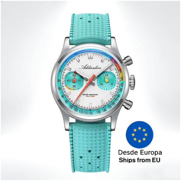 AD2520 – ADDIESDIVE Cronógrafo VK64 de 40 mm con Estilo Deportivo