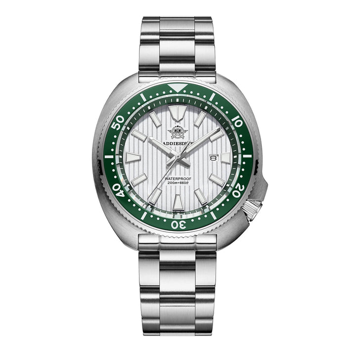 Reloj Hombre Addiesdive Turtle Quartz Diver AD2507 - Elegante Reloj de Buceo de Cuarzo - Addiesdiverelojes