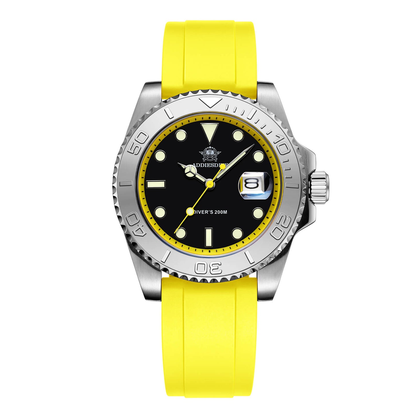 ADDIESDIVE Reloj deportivo de cuarzo de 41mm resistente al agua 200M (AD2040)