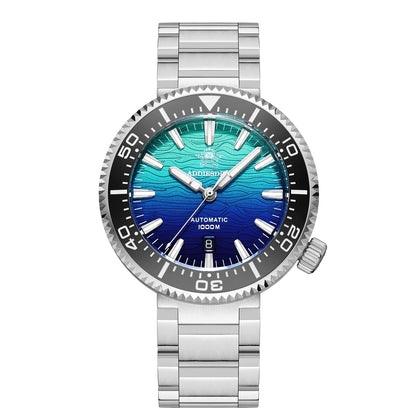 Addiesdive Reloj Buceo 46 mm AD2526 – Elegante Esfera Degradada, Automático Japonés 8215
