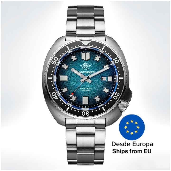 AD2511 – Reloj de Buceo Cuarzo Addiesdive “Turtle” con Cristal de Zafiro para Hombre - Addiesdiverelojes