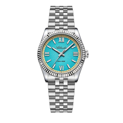 ADDIESDIVE AD2535 Reloj de Cuarzo VH31 de 36mm con Esfera de Colores de Verano y Cristal de Zafiro