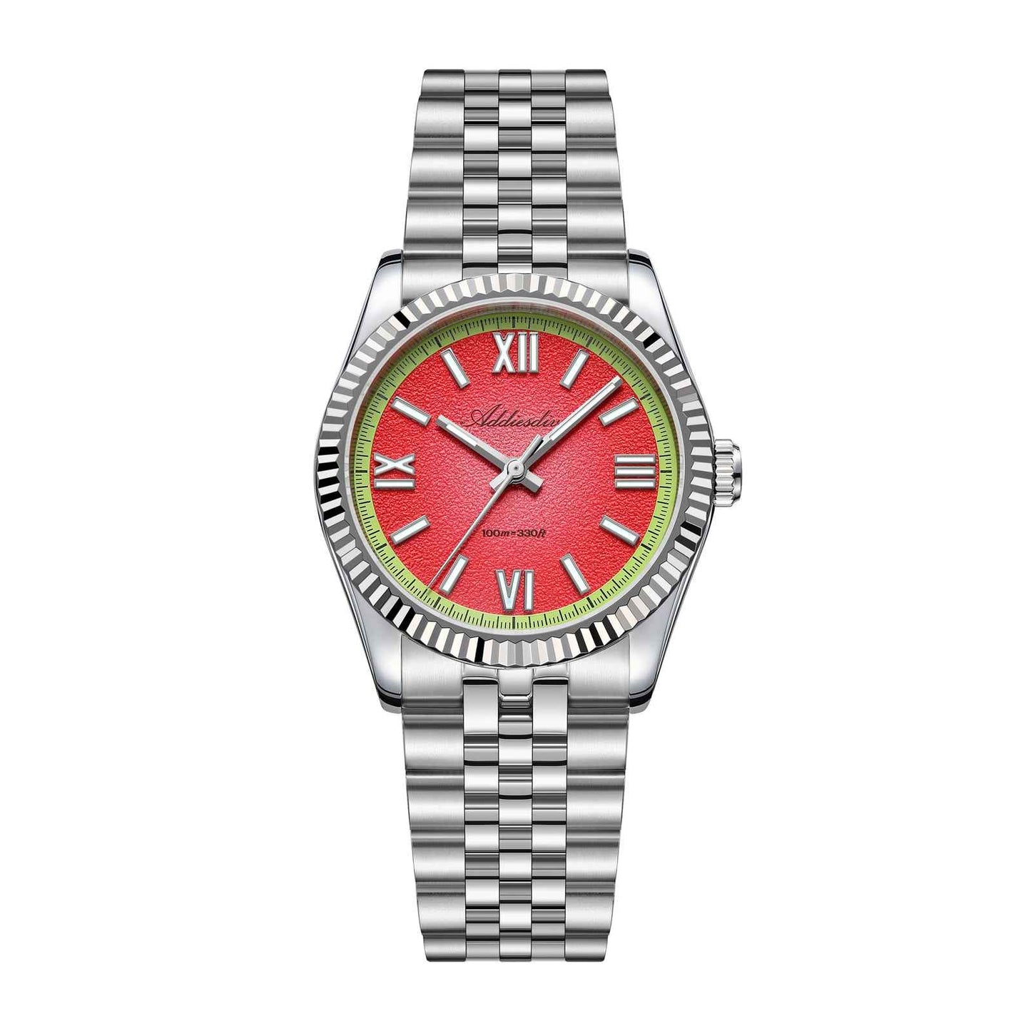 ADDIESDIVE AD2535 Reloj de Cuarzo VH31 de 36mm con Esfera de Colores de Verano y Cristal de Zafiro