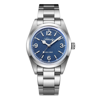 Esfera texturizada estilo arena – ADDIESDIVE AD2518 Reloj de campo VH31 de 36 mm