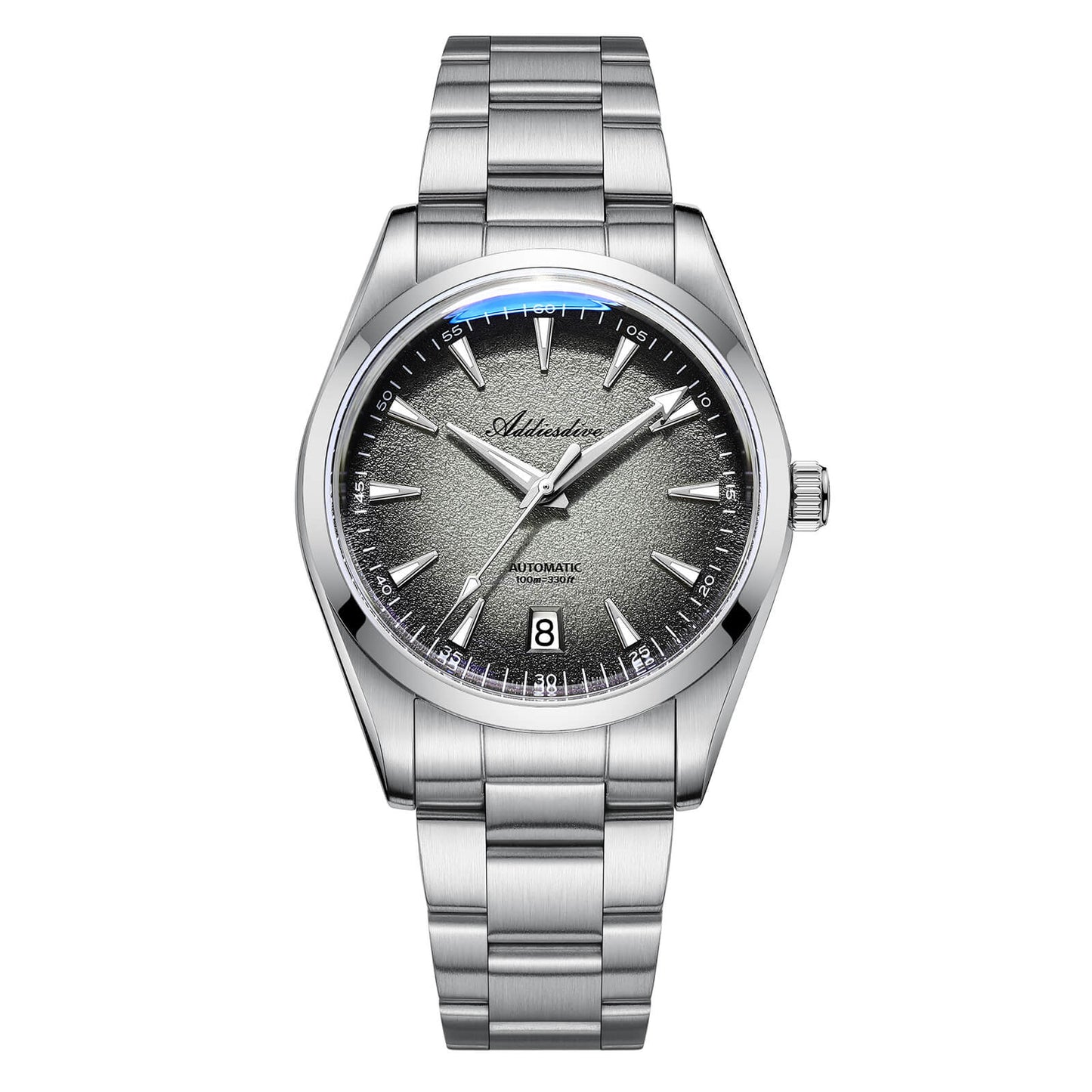 Addiesdive Reloj Automático para Hombre de 39 mm con NH35 – Modelo AD2094-Gris-