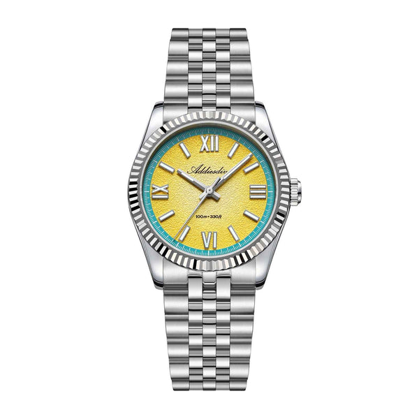 ADDIESDIVE AD2535 Reloj de Cuarzo VH31 de 36mm con Esfera de Colores de Verano y Cristal de Zafiro