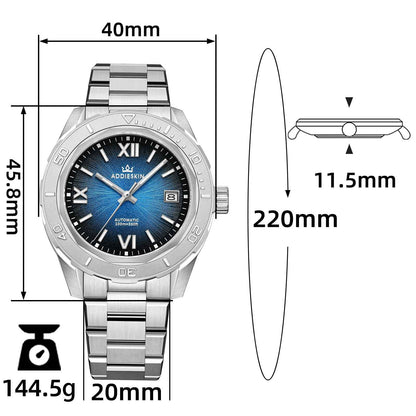 AddiesKIN K002 “Urban Mechanica” – Reloj automático 9015 para hombre | AddiesDIVE Oficial