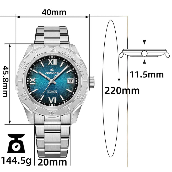 AddiesKIN K002 “Urban Mechanica” – Reloj automático 9015 para hombre | AddiesDIVE Oficial