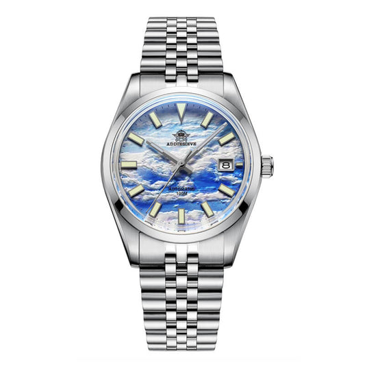 Addiesdive Reloj automático 39mm 3D Sea of Clouds Dial（AD2041）