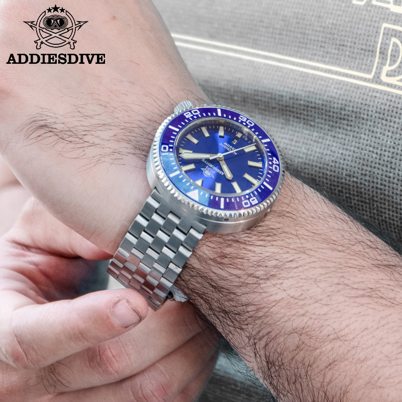 ADDIESDIVE Reloj de buceo profesional Diver 1000M 45MM (MY-H6)