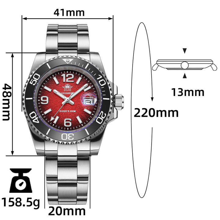 ADDIESDIVE AD2513 – Reloj de cuarzo elegante estilo diver 2025 - Addiesdiverelojes