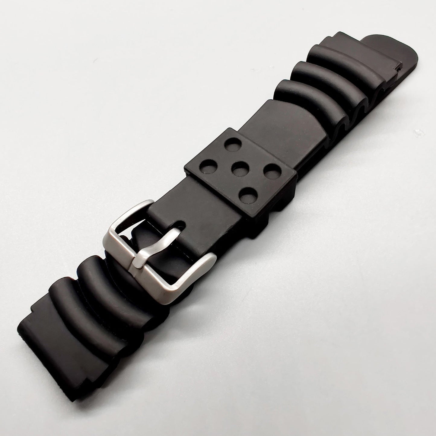 Silicone watch strap