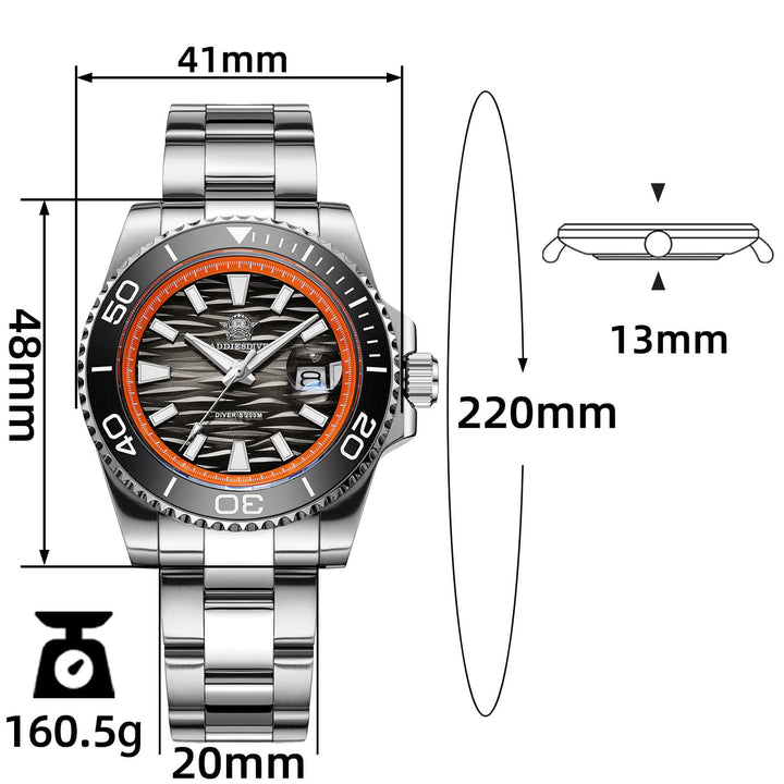 ADDIESDIVE AD2514 Ocean Clásico – Reloj elegante de buceo - Addiesdiverelojes