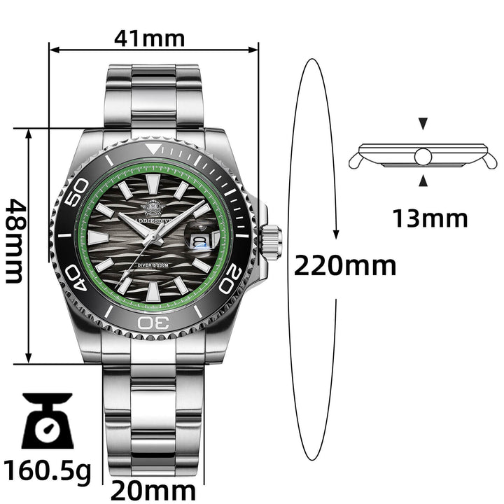 ADDIESDIVE AD2514 Ocean Clásico – Reloj elegante de buceo - Addiesdiverelojes