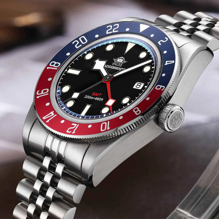 ADDIESDIVE Reloj de cuarzo 39mm BB58 GMT AD2044 - Addiesdiverelojes
