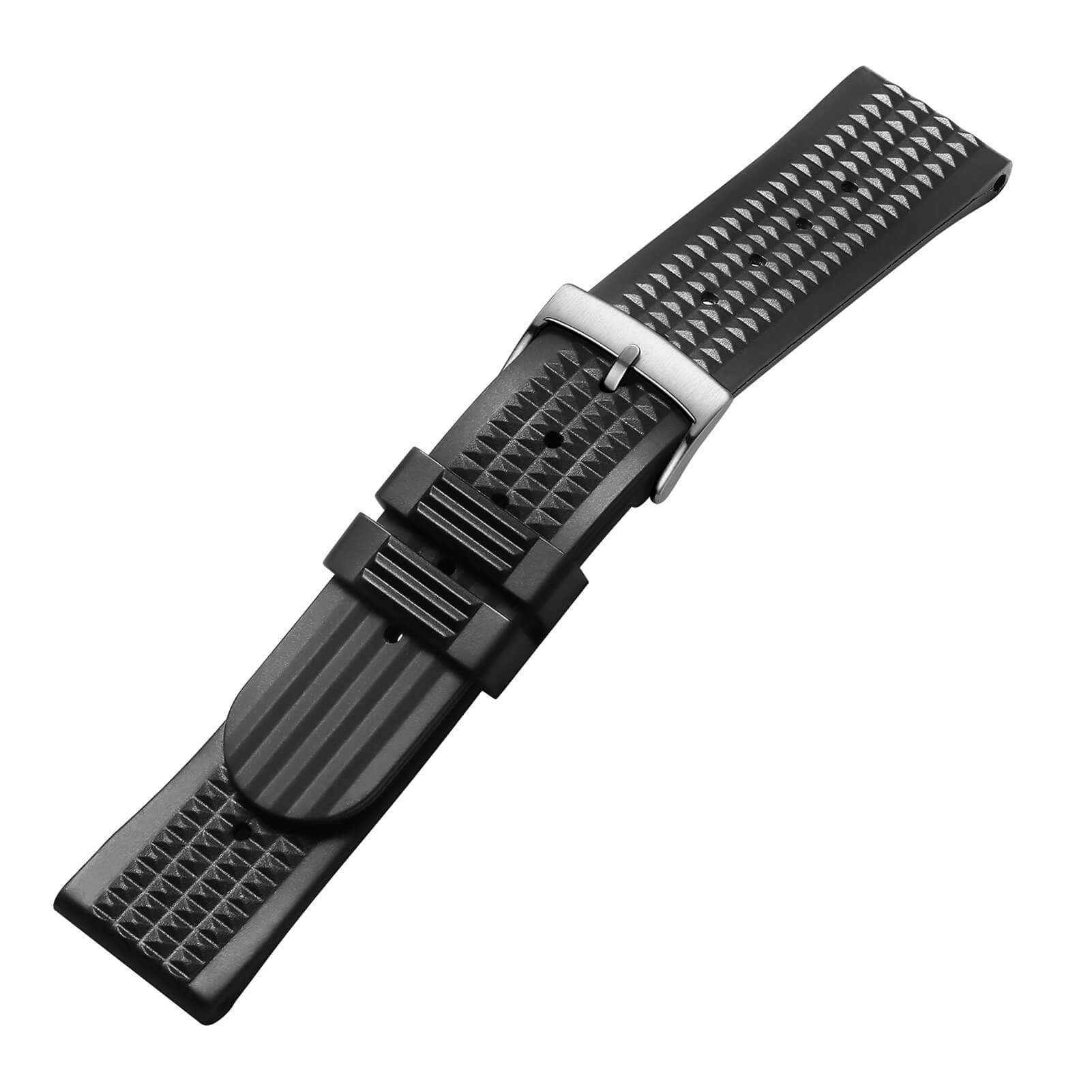 Silicone watch strap