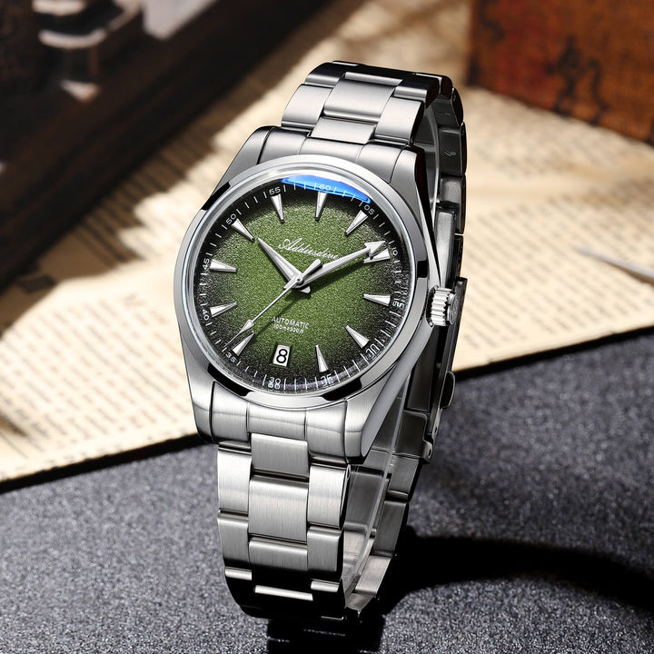 Addiesdive Reloj Automático para Hombre de 39 mm con NH35 – Modelo AD2094-Azul-