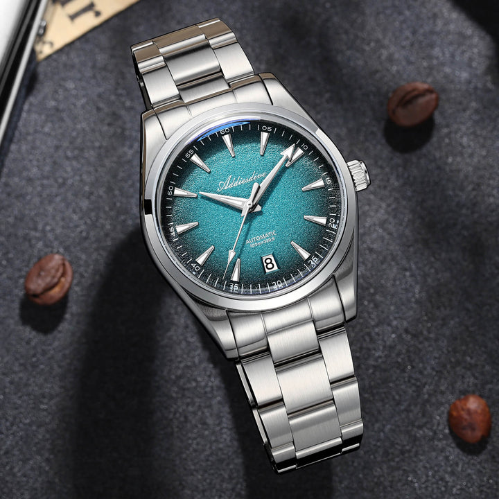 Addiesdive Reloj Automático para Hombre de 39 mm con NH35 – Modelo AD2094-Azul-